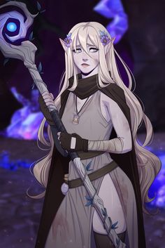 Mark Of Shadow Elf Dnd, Sylvanas Windrunner Fanart, D&d Character Art Dungeons And Dragons, D&d Oc Art, Winter Elf Dnd, Dnd Character Outfit Design, Elf Oc Girl, Druid Elf Female, Elf Blue Hair