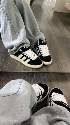 Adidas Campus 00s Black, Campus 00s Black, Adidas Aesthetic, Estilo Vans, Tenis Vans