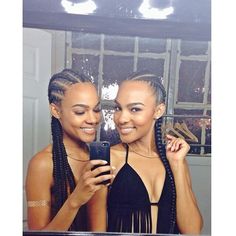 Twins Straight Backs, Find Hairstyles, Hair Laid, Black Hairstyles, Hair Braids, Hair Stuff, Pretty Hair