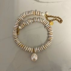 Baroque Pearl Choker Necklace With Pearl Drop, Elegant Baroque Pearl Necklace With Lobster Clasp, Baroque Pearl Drop Choker Necklace, Baroque Pearl Choker With Pearl Charm, Baroque Pearl Pendant Choker, Jewelry Knots, Gold Accessories, Summer Jewelry