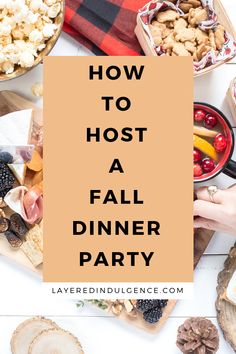 how to host a fall dinner party