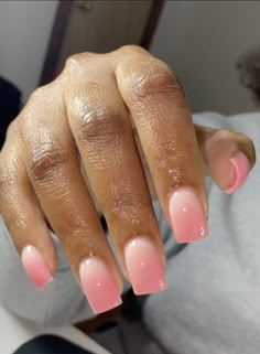 Overlay Nails, Sweet Nails, Nails Feet, Diy Acrylic Nails, Ombre Acrylic Nails, Nails Coffin Short, Short Square Nails, Work Nails, Short Square Acrylic Nails