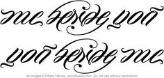 some type of calligraphy that is in the style of handwritten lettering, and has been