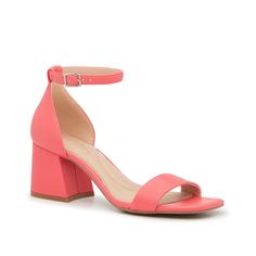 Kelly & Katie-Marybel Sandal A simple silhouette never goes out of style, which is why we’re big fans of the Marybel sandal from Kelly & Katie. It features an ankle strap detail for a secure fit, a modern square toe design, and a sturdy block heel that allows you to dance the night away. Coral Heels, Modern Square, Toe Designs, Out Of Style, Block Heels, Ankle Strap, Light Pink, Going Out, Sandals