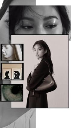 Mises En Page Design Graphique, Kim Doyeon, Foto Poses, Photoshoot Concept, Collage Design, Trik Fotografi, Jolie Photo, Magazine Layout, Creative Portraits