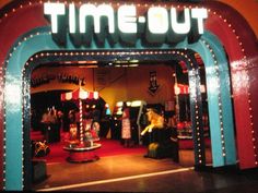 the entrance to time - out at universal studios