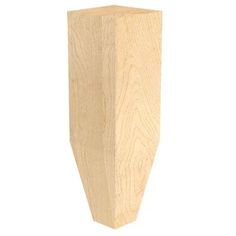 a wooden vase is shown against a white background