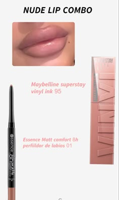 𝓕𝓸𝓵𝓵𝓸𝔀 𝓯𝓸𝓻 𝓶𝓸𝓻𝓮 𝓪𝓮𝓼𝓽𝓱𝓮𝓽𝓲𝓬 𝓹𝓸𝓼𝓽𝓼🌷 lipcombo.lipstick.makeup.maybelline.lipliner.lip gloss. Pink. #makeup #lips #fashion #pink #aesthetic #explore Lip Combos Maybelline, Pink Lip Combos For Light Skin, Maybelline Lip Combo, Lip Combo Aesthetic, Lip Combos Pink, Good Lip Combos