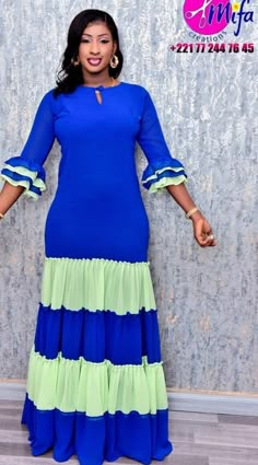 Women Fashion Dress, Casual Formal Dresses, Girls Dress Outfits, African Dresses Modern, African Inspired Clothing, African Maxi Dresses, African Fashion Traditional, Maxi Dresses Fall