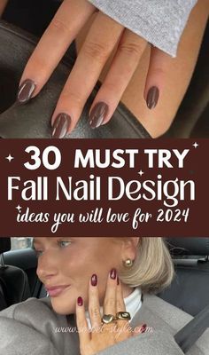 Nail Trend Fall 2024, New Nail Trends Fall 2024, Short Autumn Nails 2024 Trends, Fall Nail 2024, Nail Inspiration Summer 2024 Square, Fall Short Nails Ideas Autumn, Fall Nails Ideas Autumn 2024, Fall Gel Nails Ideas Short, 2024 Autumn Nails