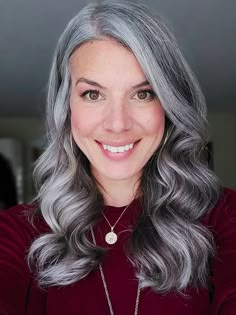 Going Gray Gracefully, Grey Hair Styles, Grey Hair Over 50, 3 Ways To Wear, Gorgeous Gray Hair, Beautiful Gray Hair, Going Grey, Gray Hair Growing Out