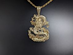 14k Solid Gold Dragon Necklace, Chinese Zodiac Dragon Necklace, Real Gold Waterproof Dragon Charm, Mythological Pendant, 14k Men Jewelry, Year of the Dragon  A solid gold dragon necklace is more than adornment; it's a talisman of strength. Crafted from precious gold, it becomes a tangible emblem of resilience and power. Wearing this necklace is not just a style choice but a declaration of inner strength, a reminder that beauty and fortitude can coexist in a single, timeless piece. ★PLEASE NOTE: Rose Gold Dragon Necklace, Chinese Zodiac Dragon, Gold Dragon, Dragon Necklace, Year Of The Dragon, Dragon Pendant, Men Jewelry, Chinese Zodiac, Circle Necklace