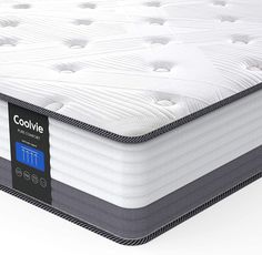 Cool Gel Decker 10" Hybrid Mattress, Twin XL Bed In A Box, Sleep Bed, Twin Xl Mattress, Full Size Mattress, Full Mattress, Firm Mattress