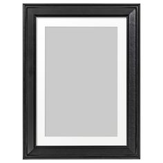 a black frame with a white border around it and a gray background in the middle