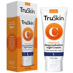 Amazon.com: TruSkin Vitamin C Night Cream – Collagen Supporting Blend with Cocoa Butter, Vitamin B5, Botanical Essential Oils – Brightening and Firming Skin, Face & Neck, 2 Fl Oz : Beauty & Personal Care Essential Oil Anti Aging, Night Face Cream, Firming Skin, Botanical Oils, Stay Young, Vitamin B5, Skin Healing, Night Cream, Organic Oil