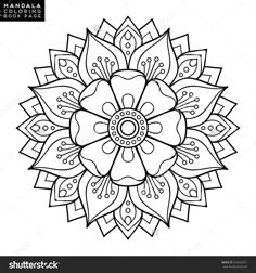 a black and white drawing of a flower