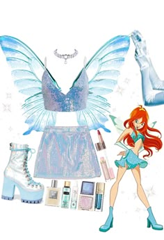 an image of a fairy costume and accessories