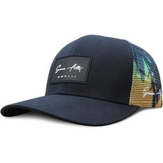 Spend A Couple Of Extra $$ On This Hawaiian Trucker Cap Rather Than On Some Cheap Poor Quality Hat. This Hat Will Stand The Test Of Time From Friends, Family And Random Strangers In This Hawaii Trucker Hat! Grace Folly Trucker Caps Are Unique And Unlike Any Others On The Market One Size Will Fit Adult Men Or Women Or Teenage Boys. This Is A 6 Panel Trucker Cap With Slightly Curved Bill And Mesh Back. Summer Baseball Cap With Adjustable Fit And Flat Brim, Summer Trucker Hat With Flat Bill For Travel, Summer Travel Trucker Hat With Flat Bill, Summer Flat Bill Trucker Hat For Travel, Black Flat Bill Trucker Hat For The Beach, Black Flat Bill Baseball Cap For Summer, Black Baseball Cap For Vacation, Black Trucker Hat For Vacation, Black Snapback Baseball Cap For Vacation