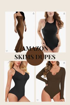 Best Body Suits On Amazon, Amazon Must Haves Clothes, Amazon Bodysuit, Amazon Loungewear, Amazon Favs, Buy My Clothes, Free Amazon Gift Card, Compression Bra, Free Gift Card Generator