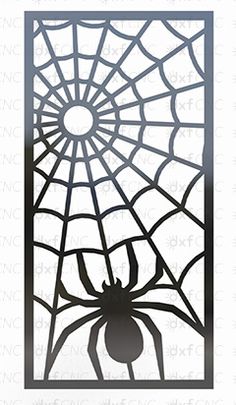 an image of a spider web in the center of a frame with words on it