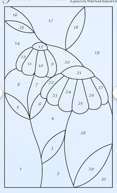 the color by number coloring page with numbers and leaves on it, as well as an image