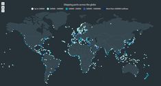 the world map shows where people are using their smartphones to search for missing ones