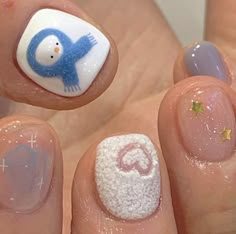 Luv Nails, Nail Drawing, Subtle Nails, Cute Christmas Nails, Polish Ideas