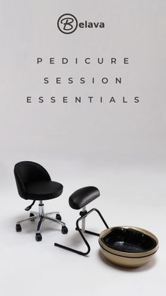 the pedicure session essentials chair and footstool