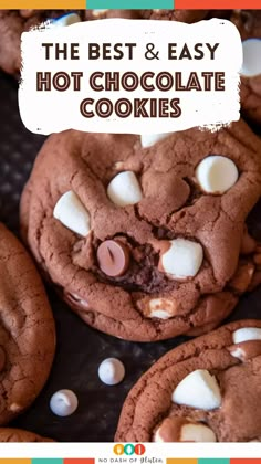 the best and easy hot chocolate cookies