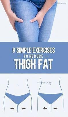 Are you worried about the fat accumulation in your thighs? Here are our 18 simple and effective exercises to reduce thigh fat at home. Reduce Thigh Fat, Exercise To Reduce Thighs, Lose Thigh Fat, Lean Legs, Effective Exercises, Trening Fitness, Simple Exercises, Thigh Fat, Thigh Exercises