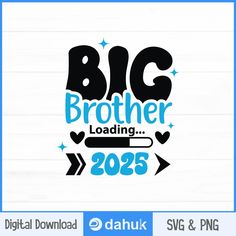 the big brother loading svg file is shown