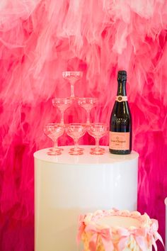 Host a stunning quinceañera or coquette-themed party with a pink ombre tulle fringe backdrop! This whimsical decor creates a dreamy, magical atmosphere, perfect for birthdays or elegant events. Ideal for event planners and hosts wanting to make a statement with soft, romantic decor. Explore ideas to make your celebration unforgettable with pink tulle! Tulle Decor