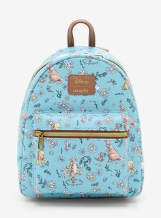 Loungefly Disney Winnie The Pooh Daisies Mini Backpack | Hot Topic Cute Mini Backpacks Disney, Lounge Fly Backpack, Winnie The Pooh Cartoon, Loungefly Backpack, Cute Mini Backpacks, Disney Loungefly, Hundred Acre Woods, Mini Backpacks, Loungefly Bag