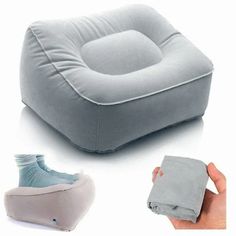 PVC Inflatable Footrest Pillow For Travel Office Home Leg Up Relaxing Feet Tools Under Desk Foot Air Magic, Chances Of Pregnancy, Airplane Car, Air Pillow, Under Desk, Travel Office, Office Home, Pillow Cushion, Home Office