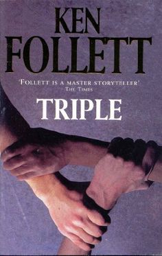 a book cover with two hands holding each other's wrists and the title, triple