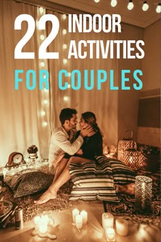 Romantic Dates At Home, Indoor Activities For Couples, Dates At Home, Indoor Date Ideas, Activities For Couples, At Home Dates, Date Activities, Fun Indoor Activities