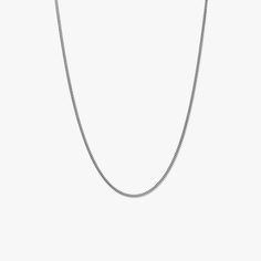 Crafted from sterling silver, the Simple Chain is a refined take on the classic chain necklace for men. At 20” in length, it’s perfect for wearing solo or layering with other pieces. Elevated enough for special occasions but relaxed enough for everyday, it’s a true staple. � Minimalist Curb Chain Necklace For Layering, Classic Curb Chain Necklace For Layering, Classic Silver Chain Jewelry, Classic White Gold Jewelry With Curb Chain, Classic Silver Chain Necklace For Layering, Classic Chain Necklace For Layering, Classic Sterling Silver Chain Necklace, Everyday Sterling Silver Curb Chain Jewelry, Classic Silver Curb Chain Necklace