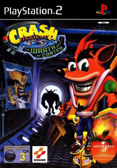 the cover art for crash and destroy, an upcoming video game released by nintendo games