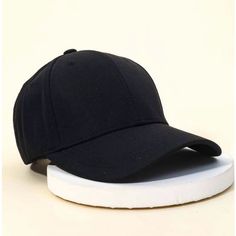 Easily Add A Sporty Look To Your Outfit With This Simple Black Ball Cap! Black Baseball Cap, Sporty Look, Ball Cap, Your Outfit, Baseball Cap, Women Accessories, Baseball, Hats, Women Shopping