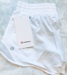 Top Seller for LULULEMON HOTTY HOT SHORT 2.5๏ฟฝ HR~LINED~WHITE 0 2 4 6 8 10 12~ NWT ~USPS SHIP, women's Activewear What To Wear With White Lululemon Shorts, Lululemon White Shorts, Lululemon Shorts Hotty Hot, White Lulu Shorts, Clothes Lululemon, White Lululemon Shorts, Burr Basket, Lulu Shorts, Clothes Wishlist