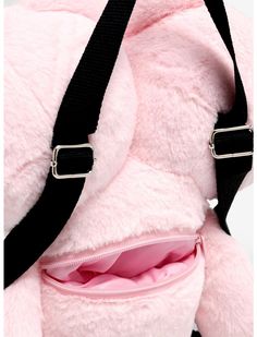 Pink Double Bear Head Plush Backpack Two Teddy Bears, Two Heads, Bear Head, Plush Backpack, Safety Pin, Teddy Bears, Hot Topic, Zipper Pocket, Bears