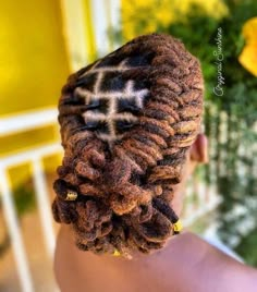 Loc Styles Barrel Rolls, Loc Updo For Wedding, Double Barrel Loc Style, Barrell Roll Loc Styles, Wedding Locks Hairstyles, Updos For Locs For Women, Wedding Locs Hairstyles Short, Loc Updos For Women Wedding, Locs Hairstyles Bun