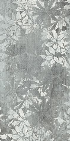 an image of a black and white photo with leaves on it's side, as well as the background