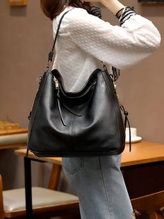 Bird in Bag - Waterproof and Lightweight Bucket Bag for Women Cowhide Print, Mini Shoulder Bag, Bird In Bag, Black Bag, Bag For Women, Bag Straps, Hobo Bag, Bucket Bag, Pu Leather