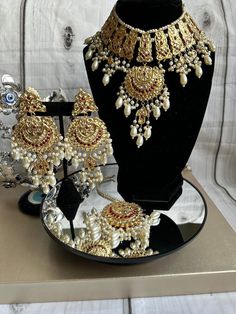 Indian Bridal Makeup, Bridal Jewelry Sets, Bridal Set, Indian Bridal, Bridal Sets, Indian Bride, Bridal Makeup, Jewelry Care, Digital Image