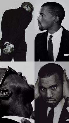 four different shots of men in suits and ties