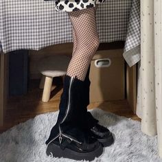 SPECIFICATIONS Material: AcrylicPattern Type: PrintSexually Suggestive: NoObscene Picture: NoGender: WOMENItem Type: Leg WarmersName: zipper leg warmerspackage: 1*pair of leg warmersSize: ONE SIZEUse for: new year's gift,boots socks,cosplay,y2k,lolita,Japanese JKMaterial: Acrylic fiberColor: black,white,pinkstyle: Jk lolita,Japanese,y2k,Harajuku Item Type: Japanese jk leg warms, boots socks Material: Acrylic + Wool Size: One Size Fits Most Color: white,black,darkpink, Weight: 100-165g Package List: 1 * pair leg socks Suitable : winter boots socks,cosplay,Jk lolita, JK clothing accessories, Japanese pile socks Note: 1. The actual color maybe a little different from the picture. 2. Due to manual measurement, the size of the product may have 1-2cm difference. Y2k Leg Warmers, Boots Socks, Boot Cuffs, Beach Wear Dresses, White Fur, Black White Pink, Boot Socks, Knit Socks, Leg Warmers