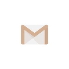 an email icon with the letter m on it