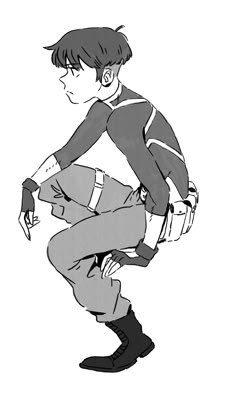 a black and white drawing of a boy with an arm cast on his knee holding a baseball glove