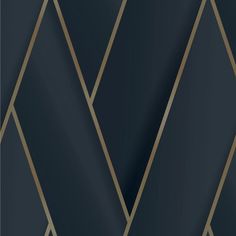 a black and gold geometric wallpaper with lines on the bottom, diagonals to the top